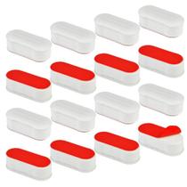 Kit de substituição de pára-choques de assento sanitário Topbuti Universal White Kit de substituição de pára-choques de assento sanitário Topbuti Universal White
