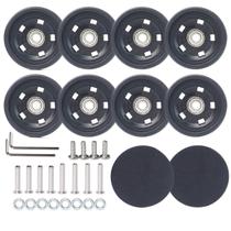Kit de substituição de rodas de bagagem FLIHONST 50 mm x 12 mm (8 unidades) Kit de substituição de rodas de bagagem FLIHONST 50 mm x 12 mm (8 unidades)