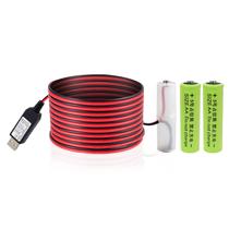 Kit de substituição do eliminador de bateria USB 5V a 1,5V 3V 4,5V 6V 9V Kit de substituição do eliminador de bateria USB 5V a 1,5V 3V 4,5V 6V 9V