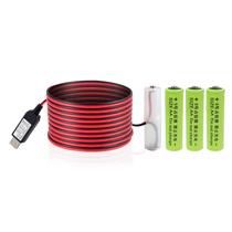 Kit de substituição do eliminador de bateria USB 5V a 1,5V 3V 4,5V 6V 9V
