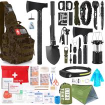Kit de Supervivencia XIFOZA 268 Piezas Equipo Táctico de Emergencia