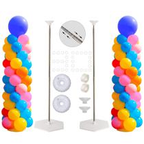 Kit de suporte de balão Yeunmu, conjunto de 2, 2,1 m de altura ajustável