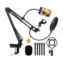 Kit de suporte de braço para microfone condensador, gravação em estúdio Kit de suporte de braço para microfone condensador, gravação em estúdio