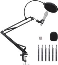 Kit de suporte de braço para microfone de mesa Amazon Basics Heavy-Duty 35 cm