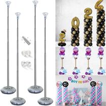 Kit de suporte de coluna de balão GIMCALO, conjunto ajustável de 7 pés de altura 4