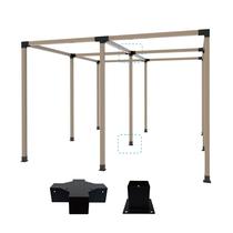 Kit de suporte de pérgola MEWSDEN 4x4, 1 peça de suporte de canto de 5 vias