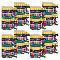 Kit de suporte de rabo de cavalo Hair Tie Ribbon Kolewo4ever x48