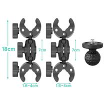 Kit De Suporte Duplo Para Insta360 One X2 X3 GoPro 11 10 9, Clipe Para Motocicleta E Bicicleta Kit De Suporte Duplo Para Insta360 One X2 X3 GoPro 11 10 9, Clipe Para Motocicleta E Bicicleta
