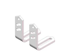 Kit de Suporte em L Reto para Engate de Reboque Husky Towing 31385 Kit de Suporte em L Reto para Engate de Reboque Husky Towing 31385