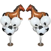 Kit de suporte para balões Party Rizz My First Rodeo Western Theme Kit de suporte para balões Party Rizz My First Rodeo Western Theme