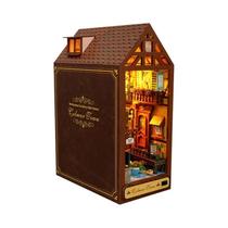 Kit De Suporte Para Livros De Madeira Com Luz Quente, Faça Você Mesmo, Quebra-cabeça 3d, Prateleira,