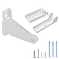 Kit de suporte reforçado para fechadura de porta de tempestade Mirfane, branco, alta resistência