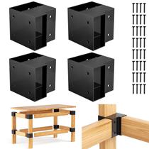 Kit de suportes de canto YLYEEU de ângulo reto de 3 vias para bancada de trabalho Kit de suportes de canto YLYEEU de ângulo reto de 3 vias para bancada de trabalho