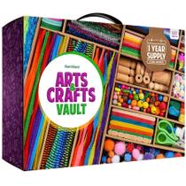 Kit de suprimentos para artesanato Dan & Darci Arts and Crafts Vault Kids Kit de suprimentos para artesanato Dan & Darci Arts and Crafts Vault Kids