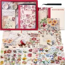 Kit de suprimentos para scrapbooking emmoolife Vintage Aesthetic