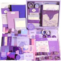 Kit de suprimentos para scrapbooking OFFIGIFT Moonlight com 351 unidades
