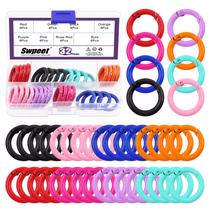 Kit de surtido de aros O redondos con resorte Swpeet 32 piezas de 25 mm Kit de surtido de aros O redondos con resorte Swpeet 32 piezas de 25 mm