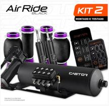 Kit de suspensão a Ar Castor air ride black para Corsa wind + Cilindro de aluminio