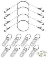 Kit de suspensão de arame para quadros Stalishare 2 m, 22,6 kg, alta resistência Kit de suspensão de arame para quadros Stalishare 2 m, 22,6 kg, alta resistência