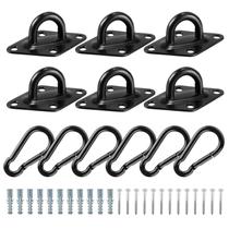 Kit de suspensão Hammock Hooks JageLy, 6 unidades, capacidade de 2309 kg