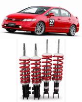 Kit de Suspensão Track Day para Honda Civic (New Civic) - Amortecedores e Molas Esportivas