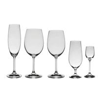 Kit de Taças De Cristal Bohemia Roberta 30 Peças Kit de Taças De Cristal Bohemia Roberta 30 Peças