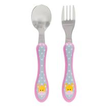 Kit de Talher Talheres Garfo e Colher Buba +6m Girafa Kit de Talher Talheres Garfo e Colher Buba +6m Girafa