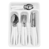 Kit de Talheres Canada Branco 24 Peças Ke Home