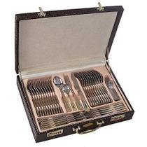 Kit De Talheres De Luxo 84 Peças -banhado A Ouro 24.k - Top Kit De Talheres De Luxo 84 Peças -banhado A Ouro 24.k - Top