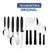 Kit De Talheres Faqueiro Tramontina Lâminas Aço Inox 30peças Garfo Faca Colher Ipanema Kit De Talheres Faqueiro Tramontina Lâminas Aço Inox 30peças Garfo Faca Colher Ipanema