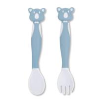 Kit de talheres flexiveis coala azul - buba Kit de talheres flexiveis coala azul - buba