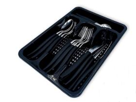 Kit De Talheres Inox 25 Peça Colher Garfo Faca classica home