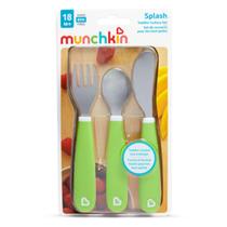 Kit De Talheres Inox Verde - Munchkin Kit De Talheres Inox Verde - Munchkin