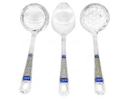 Kit de Talheres Premium Aço Inoxidável Concha Escumadeira e Colher - Qualidade Durável para Sua Cozinha Kit de Talheres Premium Aço Inoxidável Concha Escumadeira e Colher - Qualidade Durável para Sua Cozinha