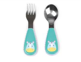Kit De Talheres Zoo (Garfo e Colher) Infantil - Skip Hop Kit De Talheres Zoo (Garfo e Colher) Infantil - Skip Hop