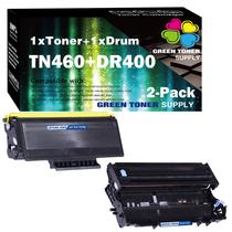 Kit de Tambor e Toner Verde TN460 DR400 com 2 Unidades