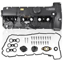 Kit de tampa de válvulas do motor XIMAKA 264-935 com junta, parafusos e tampa de óleo, compatível com BMW 125i 128i 130i 323i 325i 328i 328xi 525i 528i 528xi 530i X3 X5 Z4 L6 2,5 L 3,0 L, ref. 11127552281 Kit de tampa de válvulas do motor XIMAKA 264-935 com junta, parafusos e tampa de óleo, compatível com BMW 125i 128i 130i 323i 325i 328i 328xi 525i 528i 528xi 530i X3 X5 Z4 L6 2,5 L 3,0 L, ref. 11127552281