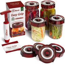 Kit de Tampas Brillenti Easy Grip 4 Unidades para Fermentação