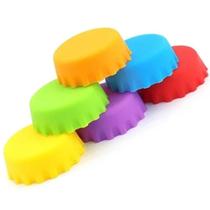 Kit de Tampas para Garrafas em Silicone (6 Peças) Kit de Tampas para Garrafas em Silicone (6 Peças)