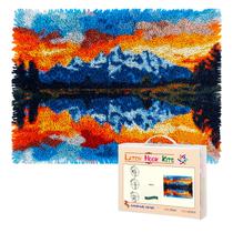 Kit de Tapeçaria Latch Hook Paisagem 52 x 38 cm DIY Artesanato Kit de Tapeçaria Latch Hook Paisagem 52 x 38 cm DIY Artesanato