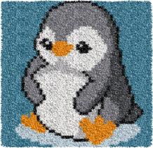 Kit de Tapeçaria YP Pinguim 30x30cm Faça Você Mesmo