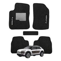 Kit de tapetes 5 peças específico C4 Cactus 2018 19 ... 23 2024 Carpete Preto
