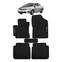 Kit de tapetes 5 peças específico Corolla 2009 ... 2014 Carpete Preto