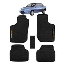 Kit de tapetes 5 peças específico Corsa Wind 1997 98 99 00 01 2002 Carpete Preto Kit de tapetes 5 peças específico Corsa Wind 1997 98 99 00 01 2002 Carpete Preto