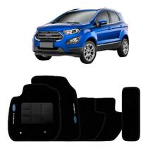 Kit de tapetes 5 peças específico Ecosport 2013 14 15 ... 21 22 2023 Carpete Preto