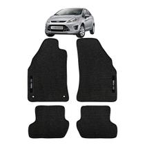 Kit de tapetes 5 peças específico Fiesta 2001 / 2012 Carpete Preto Kit de tapetes 5 peças específico Fiesta 2001 / 2012 Carpete Preto