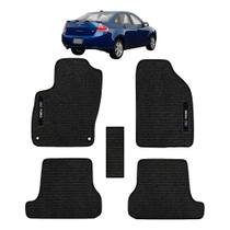 Kit de tapetes 5 peças específico Focus 2009 2010 2011 Carpete Preto Kit de tapetes 5 peças específico Focus 2009 2010 2011 Carpete Preto
