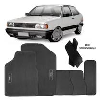 Kit de tapetes 5 peças específico Gol Quadrado 1982 83 ... 93 1994 PVC