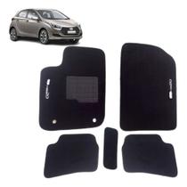 Kit de tapetes 5 Peças específico HB20 2019 20 ... 24 2025 Carpete Preto