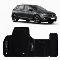 Kit de tapetes 5 peças específico Polo 2017 a 21 2022 PVC
